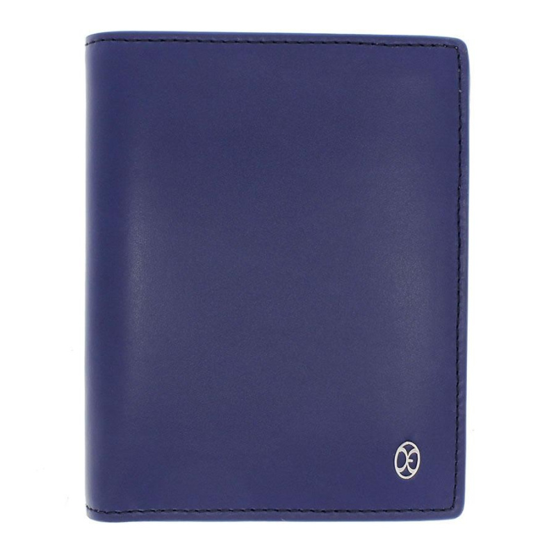 Porte Feuille Excellence Cuir veritable Italie Bleu