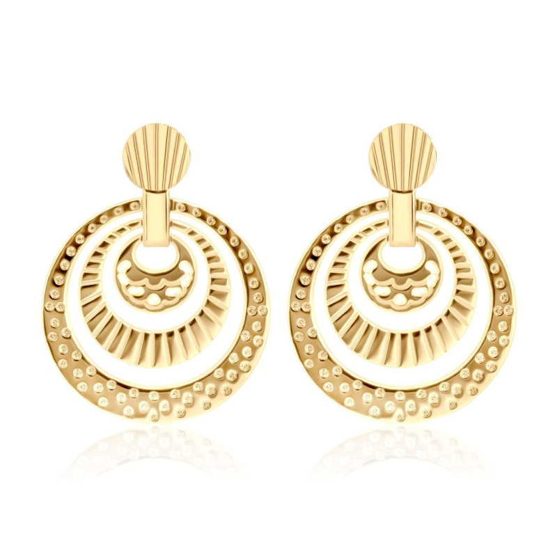 Boucles Excellence Plaqué Or 18K 3Mic