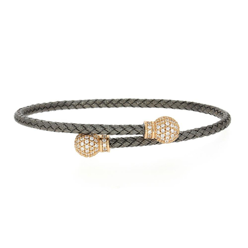 Bracelet Treccia Sfera Excellence Argent 925 BK