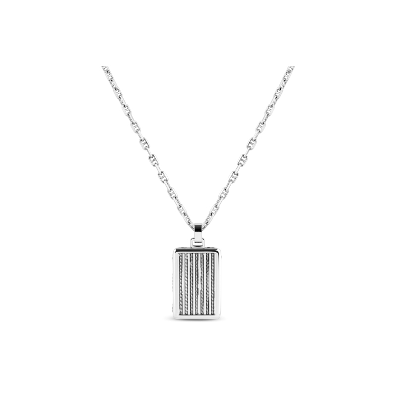 Pendentif Excellence Acier 316L & Or 18K