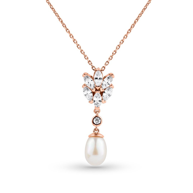 Pendentif Excellence Argent 925 RG & FWP