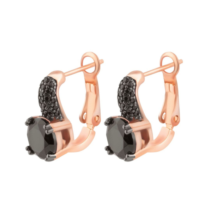 Dormeuses Excellence Argent 925 RG & BK
