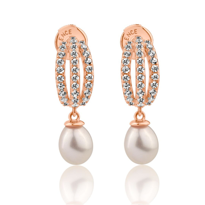 Boucles Excellence Argent 925 RG & FWP