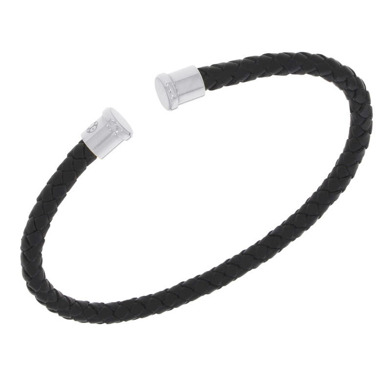 Cuir Noir 4mm Excellence Caméléon Acier 316L W